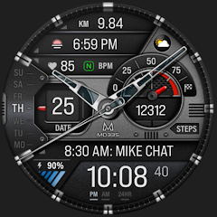 MD335 Hybrid watch face