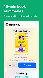 Headway: 15-Min Book Summaries screenshot 3