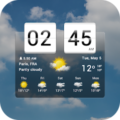 Reloj giratorio Sense y clima