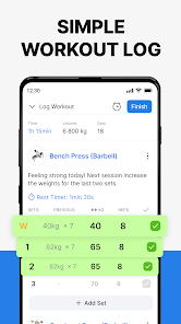 Hevy - Gym Log Workout Tracker screenshot 2