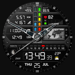 MD301 Hybrid watch face